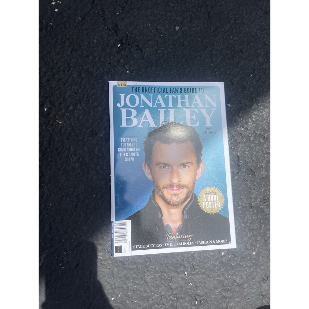 2026 JONATHAN BAILEY Fan's Guide Magazine SPECIAL EDITION + Poster HIS LIFE New